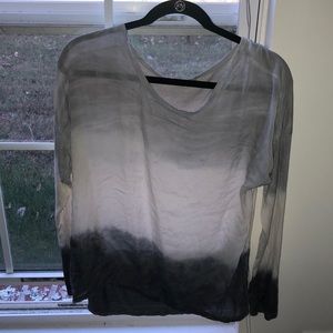 Ombré long sleeved shirt